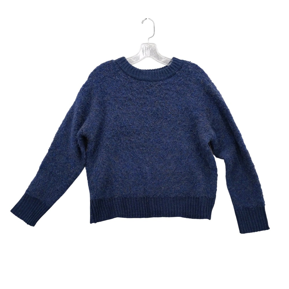 ANA Blue Knit Sweater Pullover Long Sleeve‎ Crew Neck Cozy Womens Size S